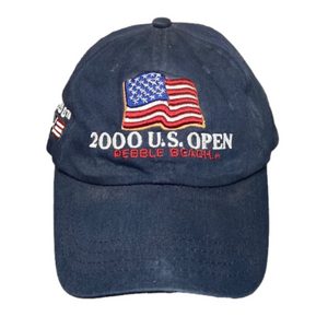 Vintage 2000 U.S. Open Hat Authentic Head Gear Adjustable Blue